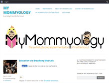 Tablet Screenshot of mymommyology.com